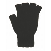 Fingerless Glove | Possum + Merino | Black